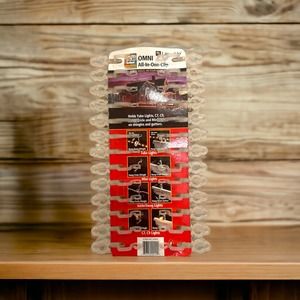 Vintage OMNI All-In-One 52 Clips Outdoor Christmas Lights Tube, C7-9, Icicle NOS